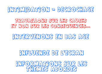 Décrochage / réussite scolaire, Saines habitudes de vie, Environnement